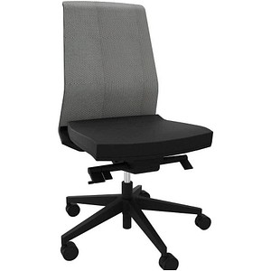 Image Quadrifoglio Bürostuhl Omnia Netz schwarz Stoff