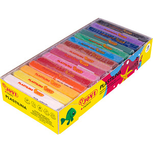 Image JOVI Knete PLASTILINA farbsortiert, 15 Farben je 150,0 g