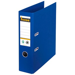 Image bene No.1 Ordner blau Karton 8,0 cm DIN A4