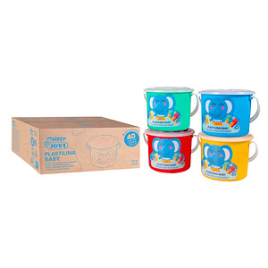 Image JOVI Knete My First Plastilina Baby farbsortiert, 40 Farben je 38,0 g