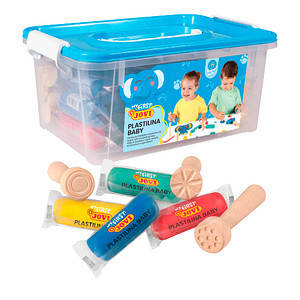 Image JOVI Knete My First Plastilina Baby farbsortiert, 200 Farben je 38,0 g