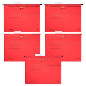 Image LEITZ Alpha - Rot - A4 - Pappe - Metall - FSC - DIN 821 (1984-30-25)