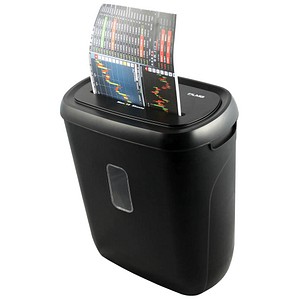 Image LMG DWS-1008CC Aktenvernichter mit Partikelschnitt P-4 4 x 35 mm 10 Blatt schwarz