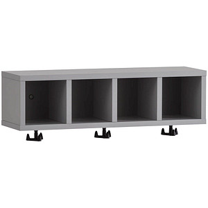 Image MÖBELPARTNER Hängeregal Balto 157368 platingrau 59,8 x 17,6 x 16,2 cm