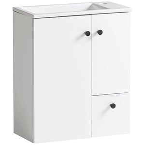 Image MÖBELPARTNER Waschbecken mit Unterschrank Balto 157396 weiß 70,7 x 17,0 x 76,8 cm