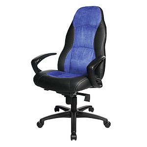 Image Topstar Chefsessel Speed Chair, SC20FTC6 blau, schwarz, schwarz Kunstleder