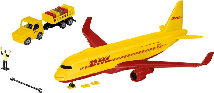 Image DHL Frachtflugzeug mit Zubehör