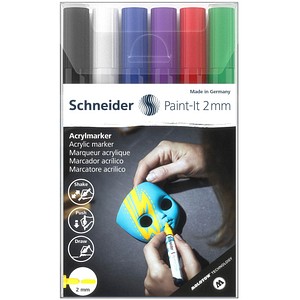 Image 6 Schneider Paint-It 310 V1 Acrylstifte farbsortiert 2,0 mm