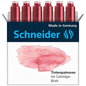 Image Schneider Pastell Tintenpatronen für Füller Blush 6 St.