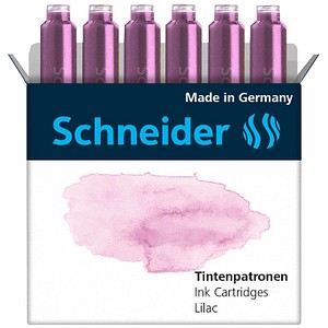 Image Schneider Pastell Tintenpatronen für Füller Lilac 6 St.