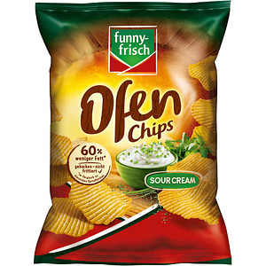 Image funny-frisch Ofen Chips Sour Cream Chips 125,0 g