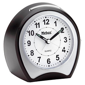Image Mebus Wecker schwarz Kunststoff