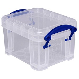 Image Really Useful Box Aufbewahrungsbox 0,14 l transparent 9,0 x 6,5 x 5,5 cm