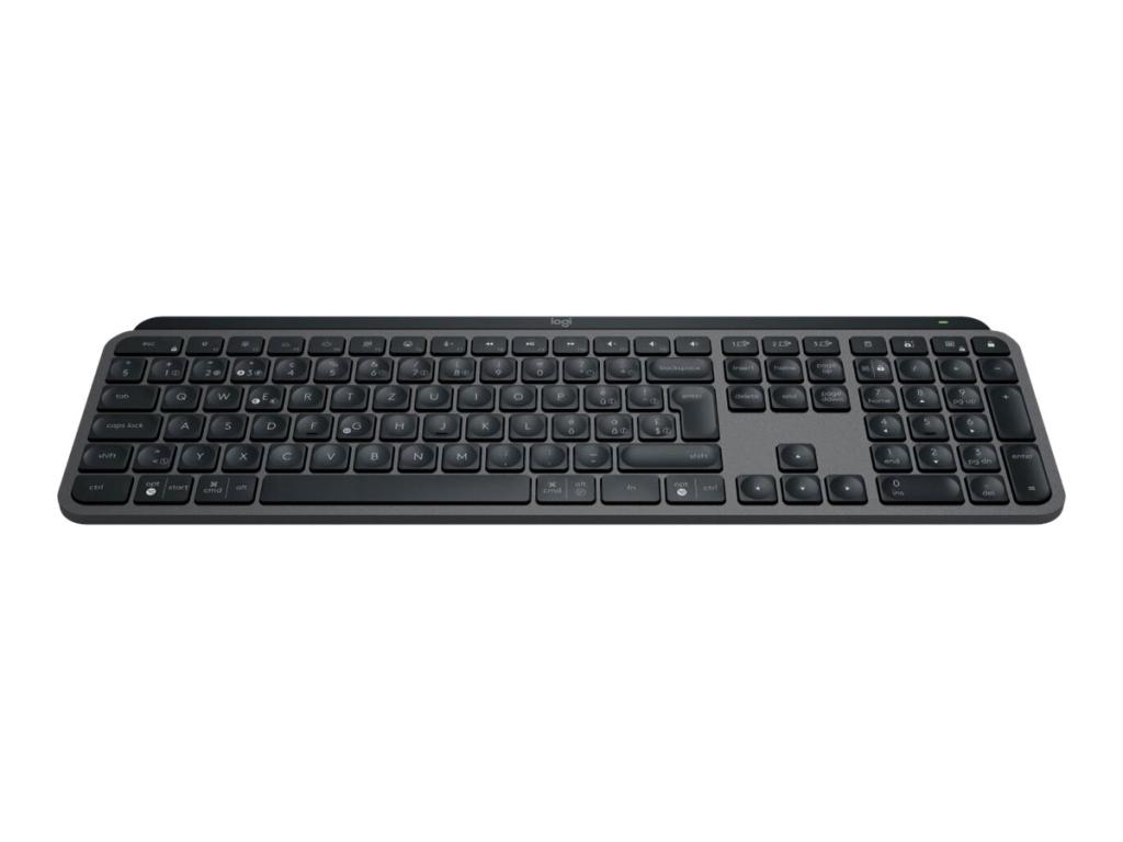 Image LOGITECH MX Keys S Graphite US International + MX Palm Rest Bundle