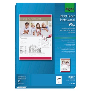 Image SIGEL Professional IP288 - Matt gestrichenes Papier - High White - A4 (210 x 29