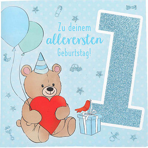 Image DEPESCHE Geburtstagskarte Teddy DIN B6