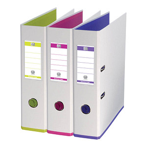 Image 10 OXFORD myColour Strong-Line Ordner farbsortiert Karton 8,0 cm DIN A4