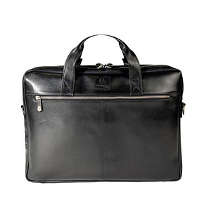 Image EXACOMPTA Notebook-Umhängetasche EXACTIVE, Leder, schwarz