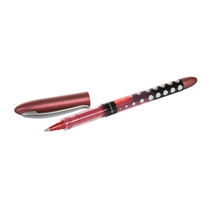 Image WESTCOTT PULSAR Tintenroller schwarz/rot 0,5 mm, Schreibfarbe: rot, 1 St.