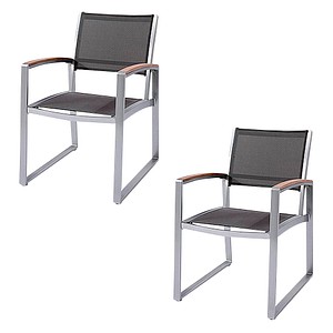 Image 2 Garden Pleasure Gartenstühle Ava grau