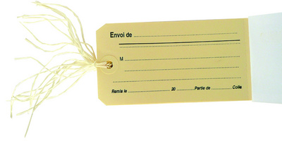 Image agipa apli Gepäckanhänger, mit französische Bedruckung