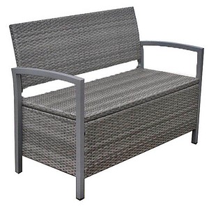 Image Garden Pleasure Gartenbank Ferrara 970303 dunkelgrau Kunststoff 117,0 cm