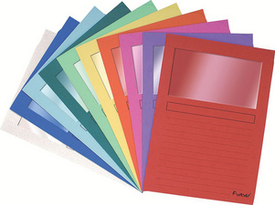 Image EXACOMPTA Sichtmappe FOREVER, DIN A4, 120 g/qm, rot