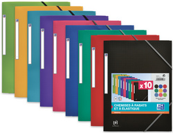Image HAMELIN ELBA Eckspannermappe Memphis, aus PP, farbig sortiert DIN A4, Stärke: 0