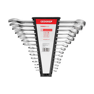 Image GEDOREred Ring-Maulschlüssel-Satz R09105015 3300993 15-teilig