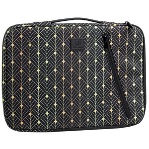 Image Exacompta Laptophülle Neo Deco Kunstfaser schwarz bis 35,6 cm (14 Zoll)