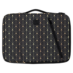 Image Exacompta Laptophülle Neo Deco Kunstfaser schwarz bis 40,6 cm (16 Zoll)