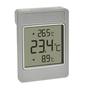Image TFA® 30.1067 WINDOO Thermometer silber