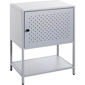 Image HAKU Möbel Konsole Nachttisch Metall grau 45,0 x 30,0 x 60,0 cm