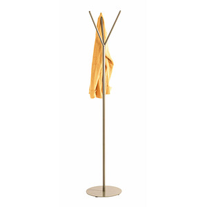 Image HAKU Möbel Kleiderständer 47999 grün Metall 3 Haken 35,0 x 173,0 cm