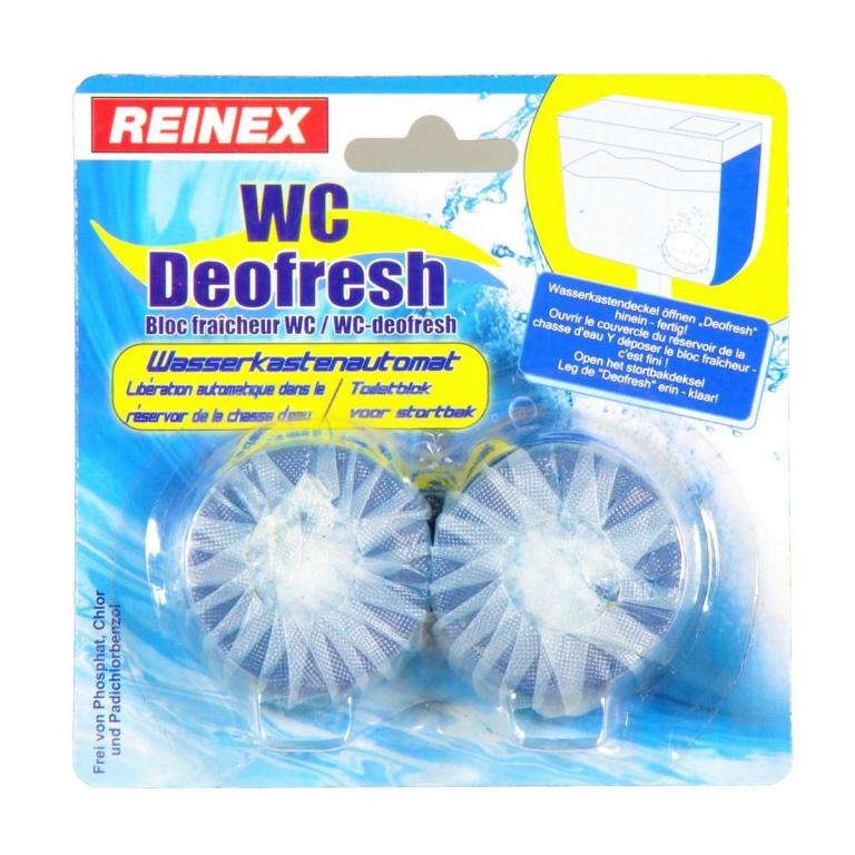 Image Reinex fresh-WC-Deofresh Wasserkastenautomat,  blau | 2 Stück/Pack 