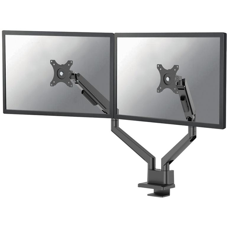 Image Neomounts Monitor-Halterung DS70-250BL2 schwarz für 2 Monitore, Tischklemme, Tischbohrung