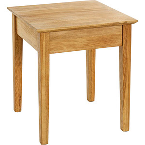 Image HAKU Möbel Beistelltisch Massivholz eiche 45,0 x 45,0 x 52,0 cm