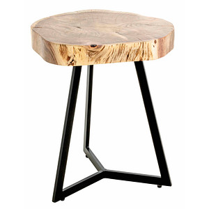 Image HAKU Möbel Beistelltisch Massivholz akazie 45,0 x 45,0 x 50,0 cm