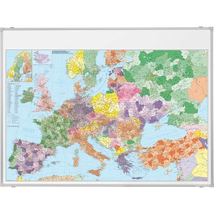 Image FRANKEN Europakarte, magnethaftend, (B)1.400 x (H)1.000 mm