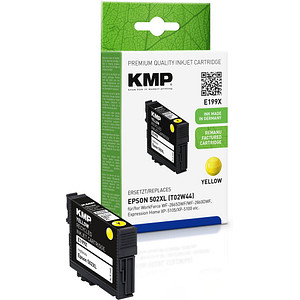 Image KMP Patrone Epson 502XL yellow 470 S. E199X remanufactured