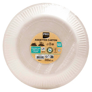 Image 50 PROnappe Pappteller 23,0 x 23,0 cm