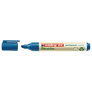 Image 10 edding 22 EcoLine Permanentmarker blau 1,0 - 5,0 mm
