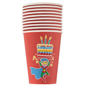 Image 10 PROnappe Einweg-Kaffeebecher Superheld 200,0 ml