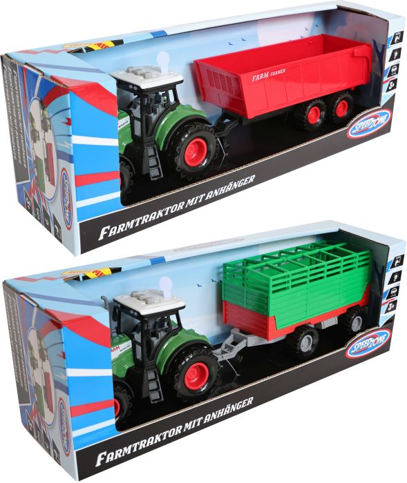 Image SZ Farmtraktor mit Anhänger,L&S, 2-f.s.