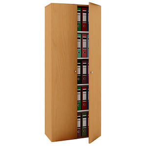 Image VCM my office Vandol Aktenschrank buche 4 Fachböden 70,0 x 40,0 x 178,0 cm