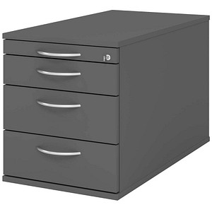 Image HAMMERBACHER TC30 Rollcontainer grafit 4 Auszüge 42,8 x 80,0 x 51,2 cm