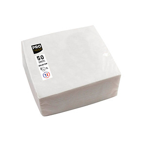 Image PROnappe Cocktail-Servietten, 200 x 200 mm, weiß