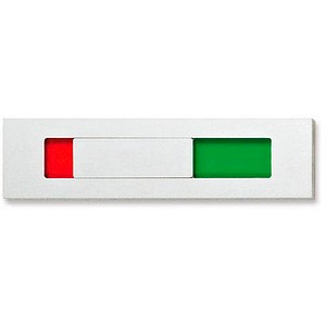 Image SignSystems® Türschild Metall silber 15,0 x 4,0 cm