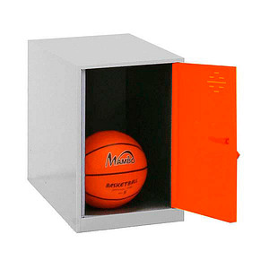 Image Simonrack Spind SIMONLOCKER DISM grau, orange 8425437065064, 1 Schließfach 30,0 x 50,0 x 47,5 cm