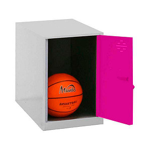 Image Simonrack Spind SIMONLOCKER DISM grau, pink 8425437065088, 1 Schließfach 30,0 x 50,0 x 47,5 cm